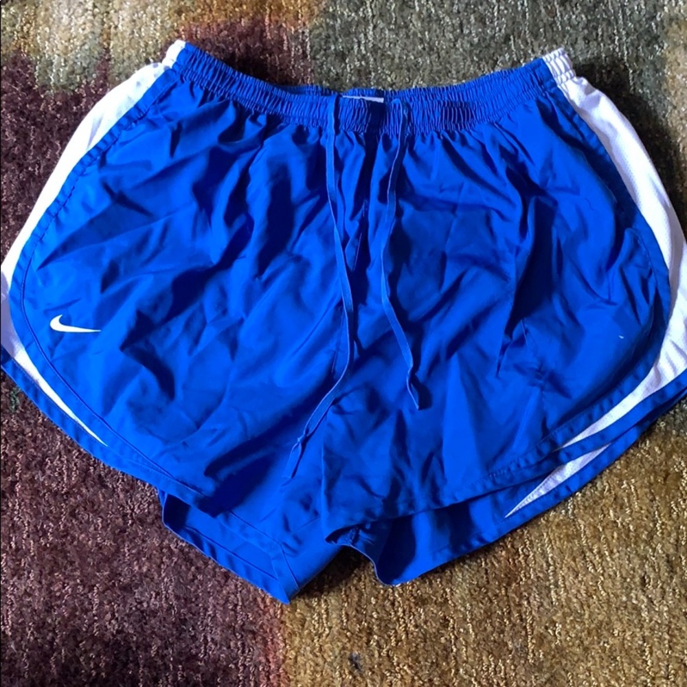 Blue nike shorts